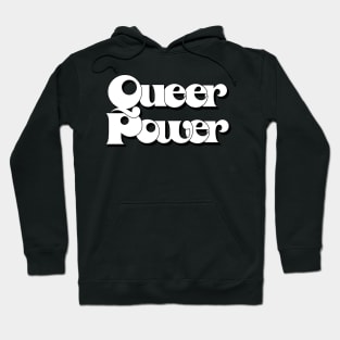 Queer Power / Original Retro Typography Design Hoodie